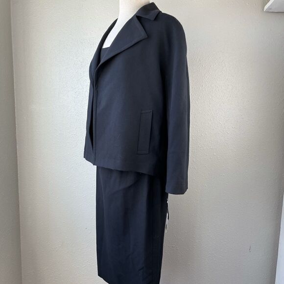 NWT Kasper 3 Piece Black Suit Size 10 - Picture 3 of 15